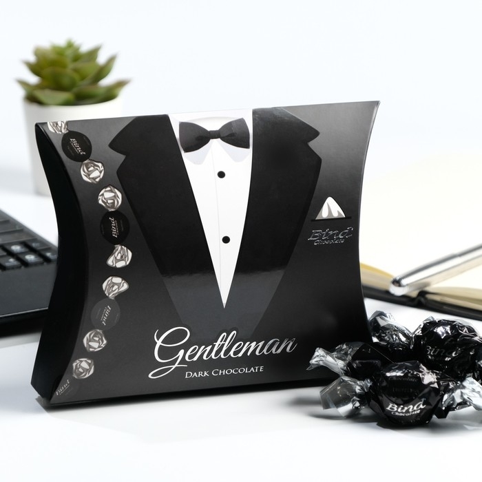 Шоколадные конфеты «Мужская подарочная коробка», 120 г Шоколадные конфеты «Мужская подарочная коробка», 120 г