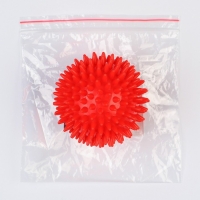 Мяч массажный &oslash;9 см, цвет красный, Крошка Я