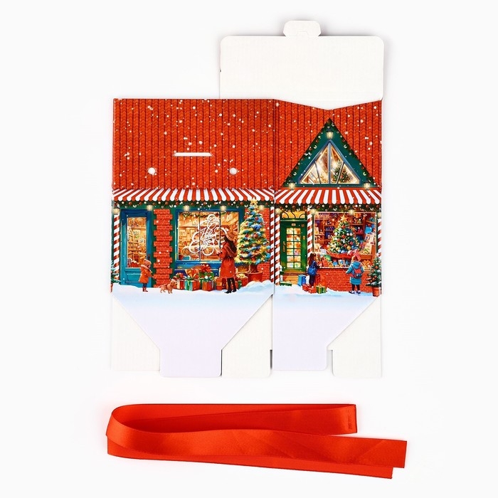 Коробка подарочная новогодняя складная &laquo; С Новым годом! &raquo;, 15 х 18 х 10 см, Новый год