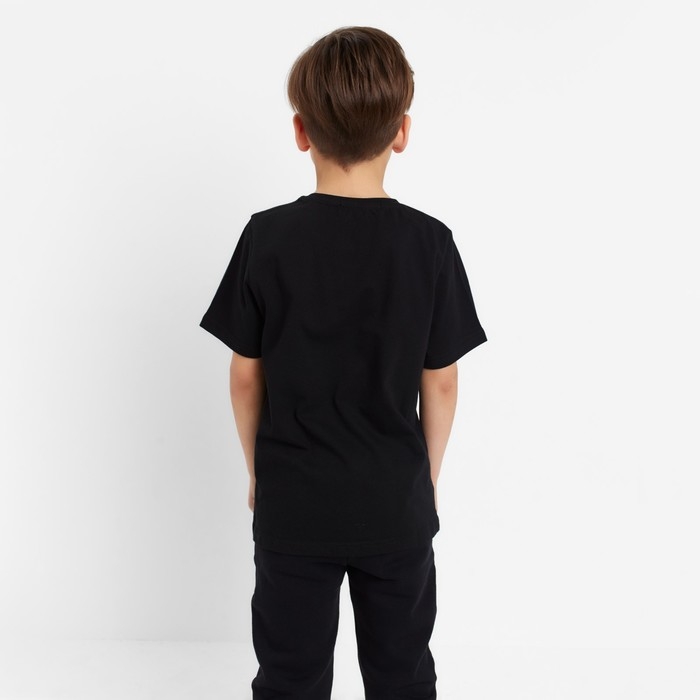 Футболка для мальчика KAFTAN Футболка для мальчика KAFTAN "Hype", рост 158-164, цвет чёрный