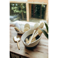 Корзина для хранения плетёная ручной работы LaDо́m &laquo;Рита&raquo;, 34&times;23&times;14 см, цвет серый