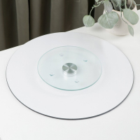 Подставка стеклянная для торта вращающаяся Magistro «Розы на чёрном», d=32 см, цвет чёрный Подставка стеклянная для торта вращающаяся Magistro «Розы на чёрном», d=32 см, цвет чёрный