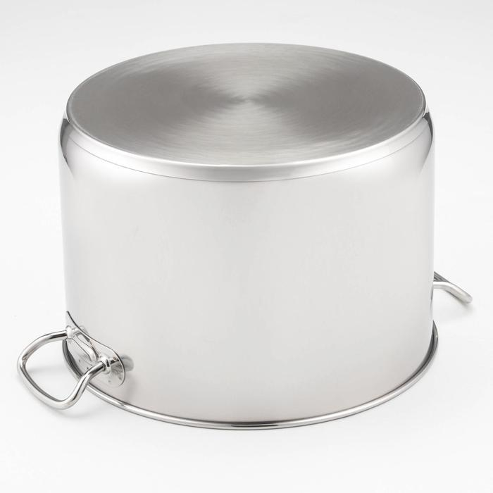 Кастрюля цельнотянутая, 16 л, d=31,6 см, капсульное дно, индукция