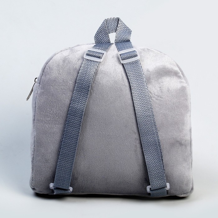 Рюкзак детский плюшевый для мальчика &laquo;Динозавр&raquo;, 23.5х6х23.5 см