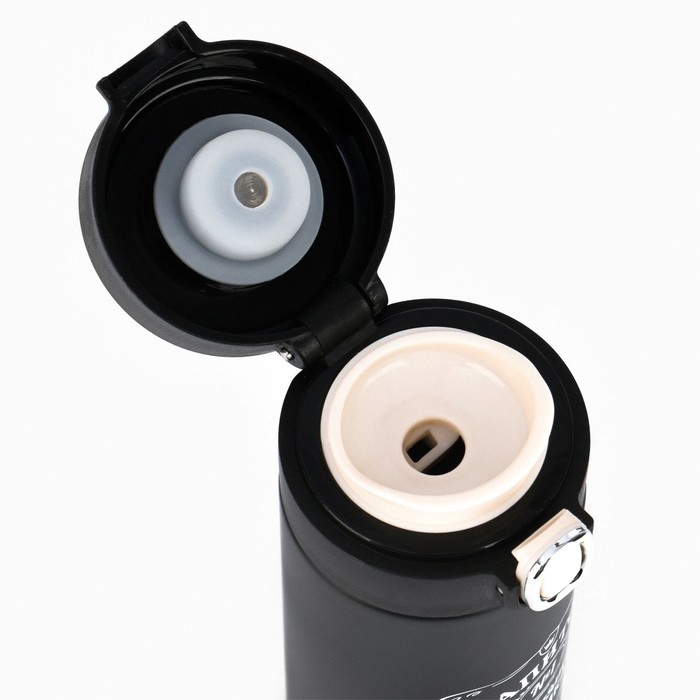 Термокружка, 420 мл, Simple Термокружка, 420 мл, Simple "Напиток мужика", сохраняет тепло 8 ч, термометр