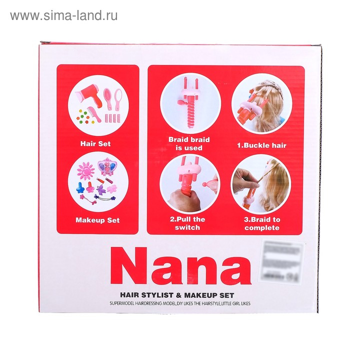 Кукла-манекен для создания причёсок &laquo;Нана&raquo; с аксессуарами