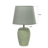 Лампа настольная "Кира" 1х40Вт Е14 мятный 20х20х34см