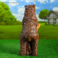 Садовая фигура "Медведь Welcome" 22х22х50см Садовая фигура "Медведь Welcome" 22х22х50см