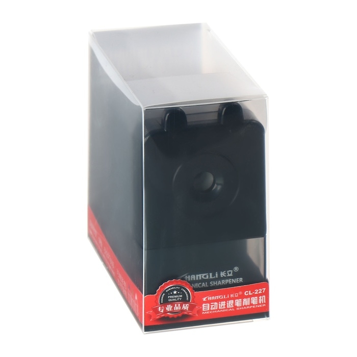 Точилка механическая с контейнером Классика Графит Точилка механическая с контейнером Классика Графит