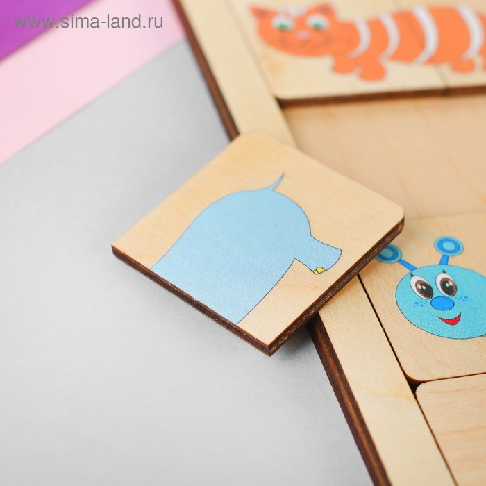 Игра развивающая деревянная &laquo;Весёлые половинки&raquo;