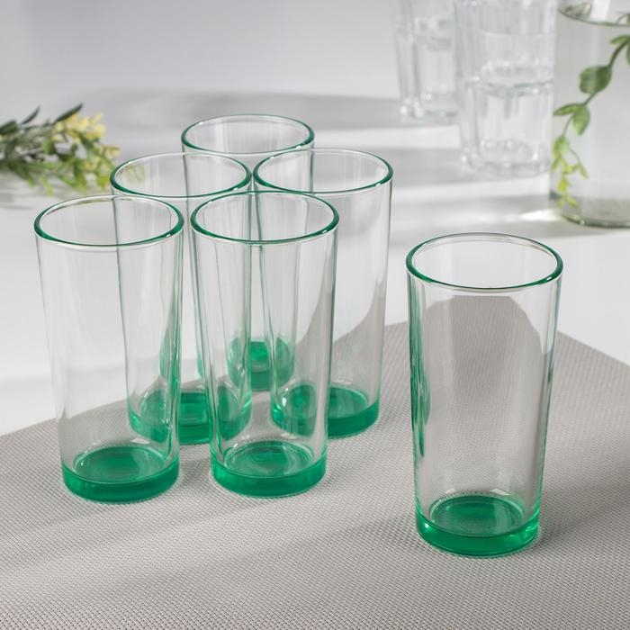 Набор стаканов &laquo;Джем&raquo;, 230 мл, 6 шт, цвет МИКС