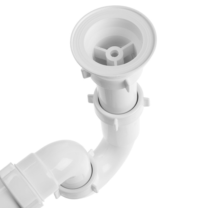 Сифон для мойки ORIO RS-4108, 1 1/2 Сифон для мойки ORIO RS-4108, 1 1/2"х40 мм, круглая воронка d=70 мм, с трубой 40х40/50 мм