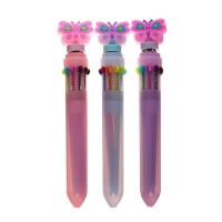 Ручка шариковая автоматическая 10-ти цветная, "Бабочка-спиннер", МИКС Ручка шариковая автоматическая 10-ти цветная, "Бабочка-спиннер", МИКС