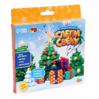 Свеча своими руками на новый год &laquo;Новогодний подарок&raquo;, новогодний набор для творчества