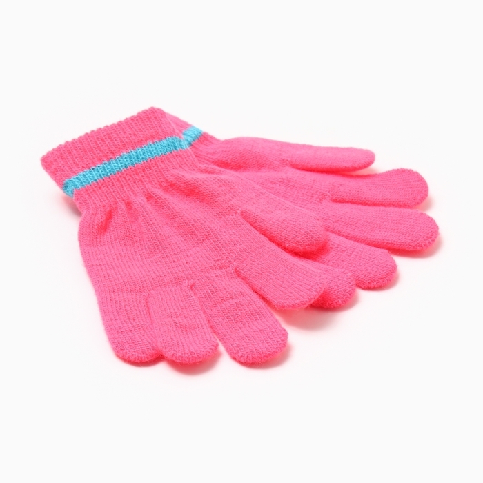 Перчатки детские MINAKU, цв. ярко-розовый, 15 см Перчатки детские MINAKU, цв. ярко-розовый, 15 см
