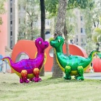 Шар фольгированный 25" &laquo;Динозавр брахиозавр&raquo;, цвет зелёный, под воздух