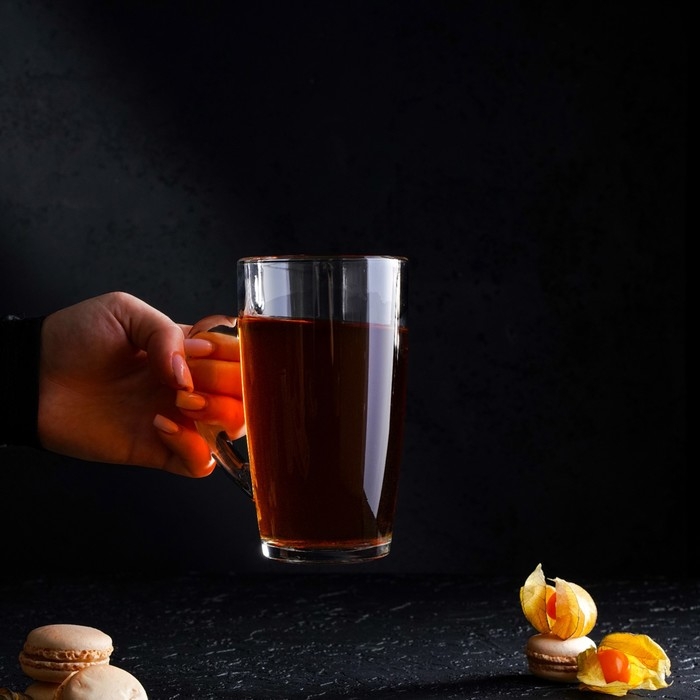 Кружка стеклянная &laquo;Капучино&raquo;, 400 мл