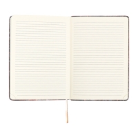 Ежедневник недатированный A5 136 листов, кожзам deVENTE. Marble, твердая обложка с поролоном, перфорация, ляссе, блок 70, коричневый