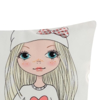 Наволочка декоративная Этель Девичьи истории&raquo;Принцесса&raquo; 40х40 см, велюр