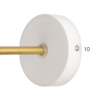 Бра "Кристер" Е27 40Вт белый 13х18х43 см Бра "Кристер" Е27 40Вт белый 13х18х43 см