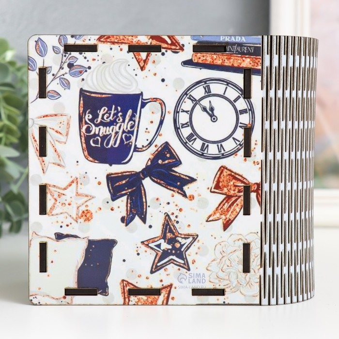 Копилка-книга "На мечту. синий" 14х14 см