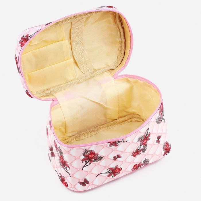 Косметичка на молнии, цвет розовый Косметичка на молнии, цвет розовый