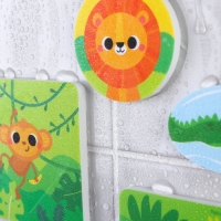 Мягкий пазл для малышей &laquo;Африка&raquo;, по методике Сегена , 6 деталей, Крошка Я