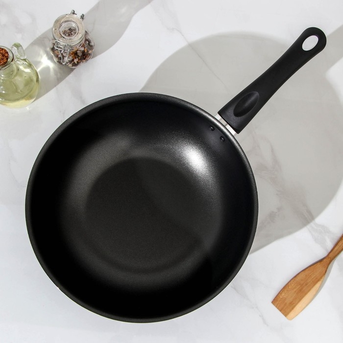 Сковорода-ВОК LITE, d=28 см, стеклянная крышка, антипригарное покрытие Сковорода-ВОК LITE, d=28 см, стеклянная крышка, антипригарное покрытие