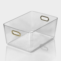 Контейнер для хранения &laquo;Нежность&raquo;, 32&times;22&times;14,3 см, цвет прозрачный