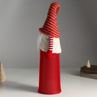 Кукла интерьерная свет "Дед Мороз красный в белом жилете" 18х12х65 см Кукла интерьерная свет "Дед Мороз красный в белом жилете" 18х12х65 см