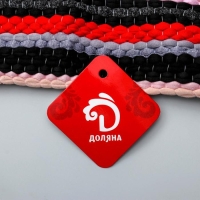 Коврик-половичок для дома средний Доляна, 48&times;78 см, цвет МИКС