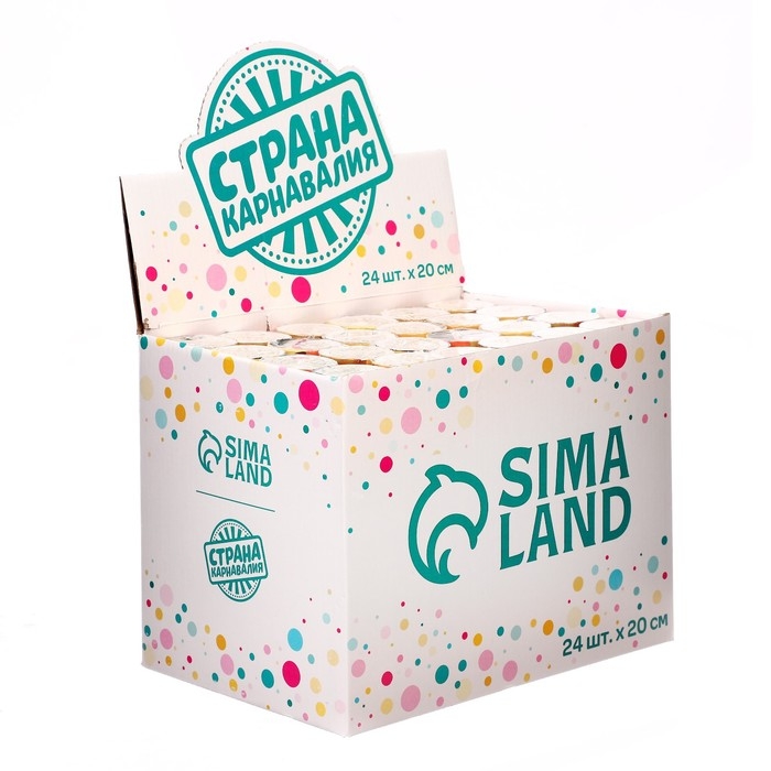 Новогодняя пружинная поворотная хлопушка &laquo;С Новым годом&raquo;, шарики, 20 см.