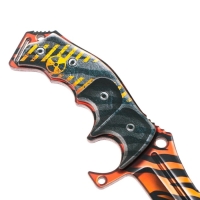 Деревянное оружие, детское сувенирное «Тигр», нож охотничий, 25 х 5,9 см Деревянное оружие, детское сувенирное «Тигр», нож охотничий, 25 х 5,9 см