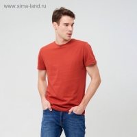 Футболка мужская KAFTAN E-ZONE, 46, кирпичный