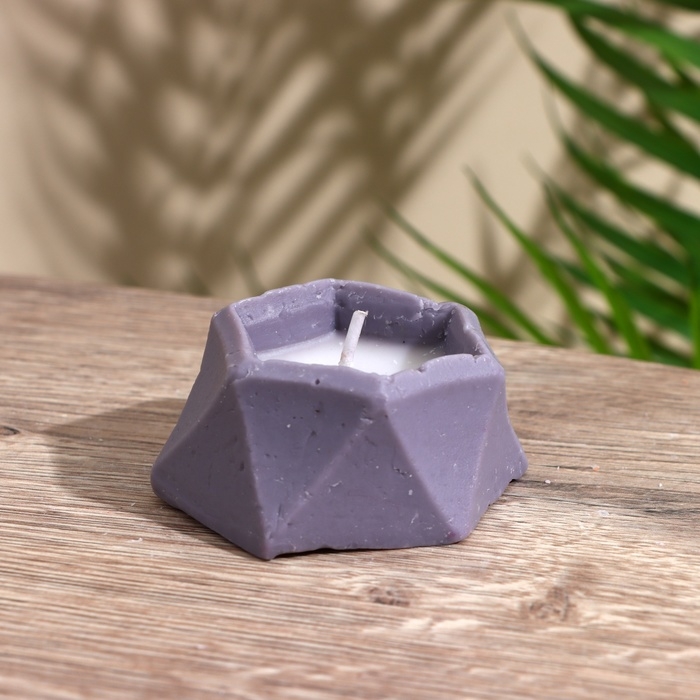 Свеча шестиугольная 6х6х3 см, соевый воск Свеча шестиугольная 6х6х3 см, соевый воск