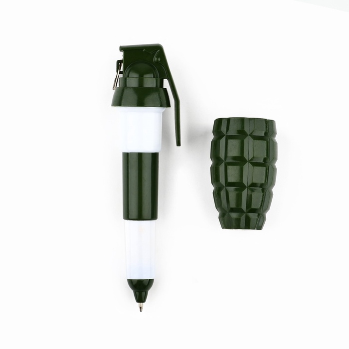 Блокнот 32 листа и ручка - граната «Для настоящего героя» Блокнот 32 листа и ручка - граната «Для настоящего героя»