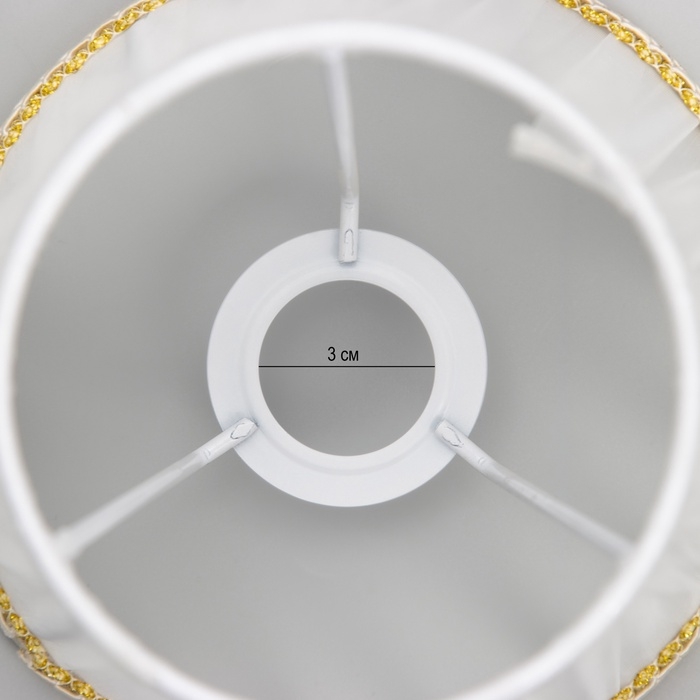 Абажур Е14 белый 15х15х13 см Абажур Е14 белый 15х15х13 см