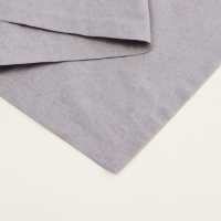 Наволочка SL Home "Деним" 70*70+2 см, цв.серый, 100% жатый хлопок