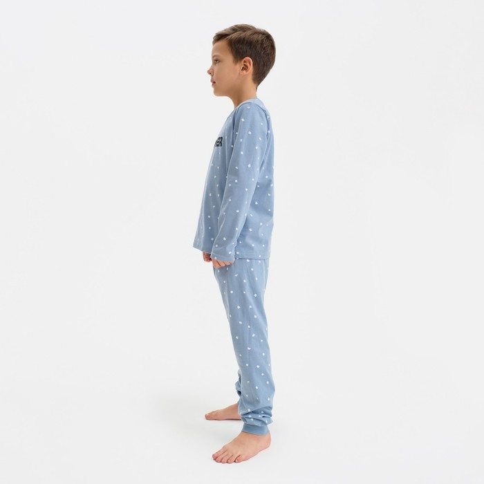 Пижама детская для мальчика KAFTAN Brother, р.30 (98-104), серо-голубой