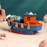 Корабль сувенирный "Рыбацкое судно" 16*7*7см Корабль сувенирный "Рыбацкое судно" 16*7*7см