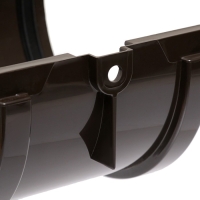 Соединитель желобов D&ouml;cke STANDARD, Коричневый, 120мм.