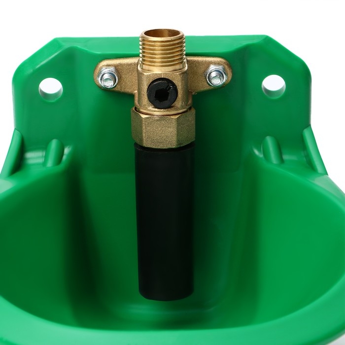 Поилка чашечная для КРС, свиней, коз, 17 × 18 × 7 см, пластик, зелёная, Greengo Поилка чашечная для КРС, свиней, коз, 17 × 18 × 7 см, пластик, зелёная, Greengo