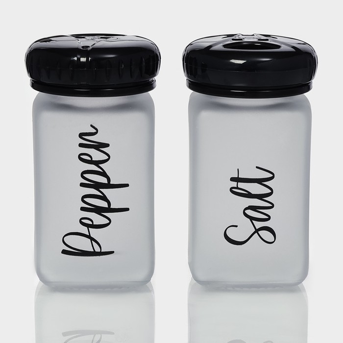 Набор для специй на подставке &laquo;Классика&raquo;, 2 предмета: солонка 150 мл, перечница 150 мл