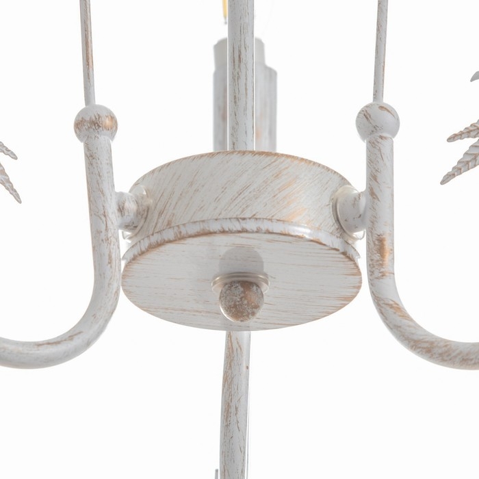 Люстра Люстра "Беатрис" 3xE14 40Вт белый с золотой патиной 56,5х56,5х48,5-105 см BayerLux