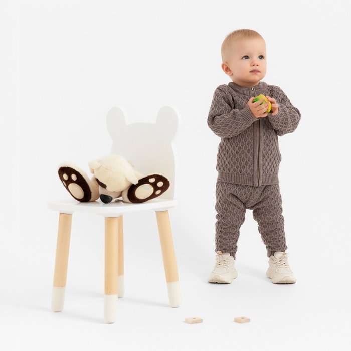 Брюки детские вязаные MINAKU, цвет кофейный, рост 80-86 см Брюки детские вязаные MINAKU, цвет кофейный, рост 80-86 см