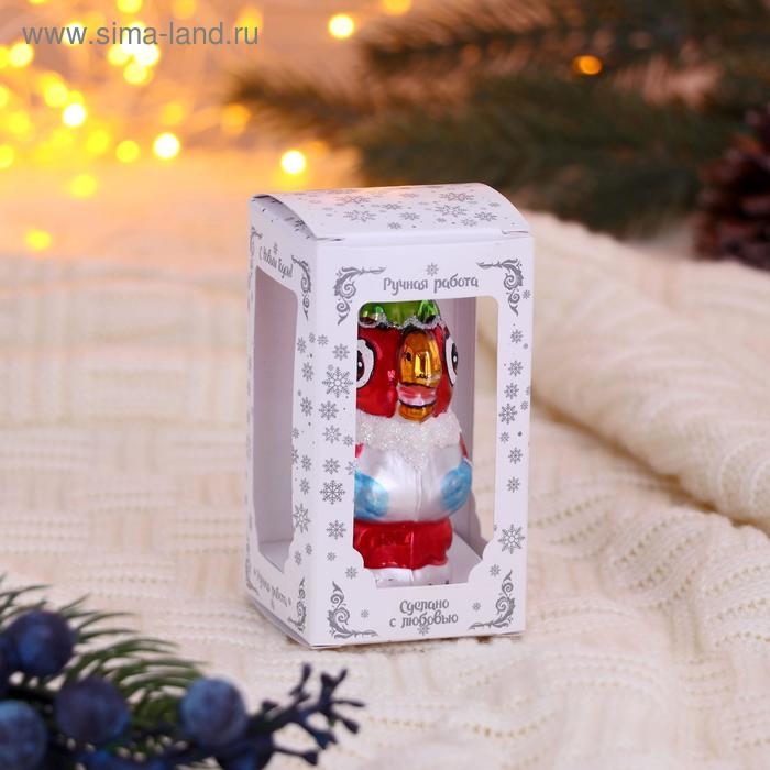 Ёлочное украшение Ёлочное украшение "Попугай Кеша" h-9 см