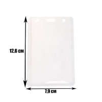 Набор из 20 штук, бейдж-карман вертикальный (внешний126 х 79мм), внутренний110 х 70мм,18мкр Набор из 20 штук, бейдж-карман вертикальный (внешний126 х 79мм), внутренний110 х 70мм,18мкр