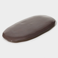 Блюдо стеклянное сервировочное Magistro &laquo;Мрамор&raquo;, 23,5&times;11&times;0,8 см, цвет чёрный