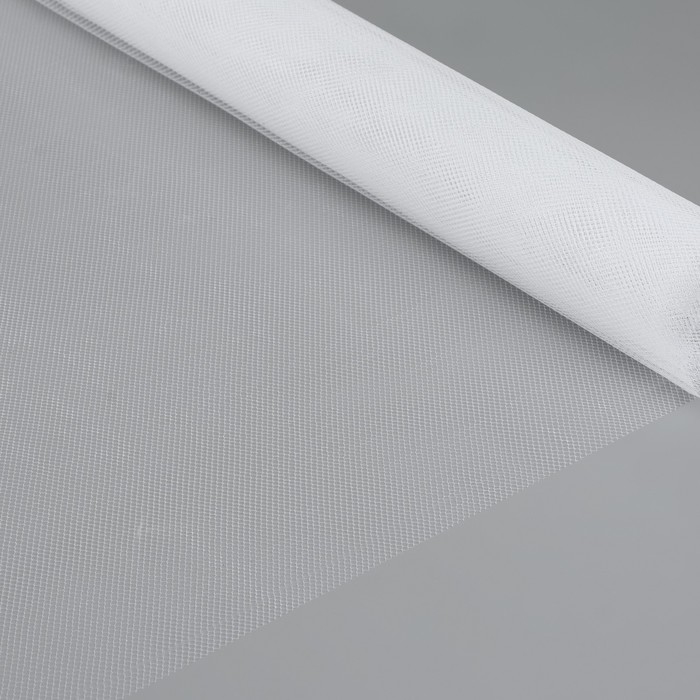 Фатин, 160 см, 11 &plusmn; 1 г/кв.м, 1 &plusmn; 0,2 м, цвет белый №1