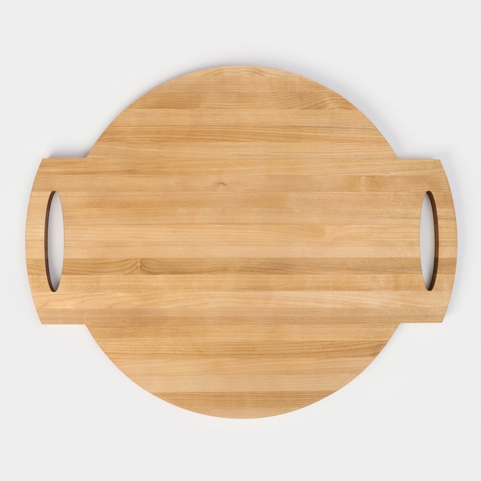 Доска для пиццы с ручками Adelica &laquo;Итальяно&raquo;, 55&times;45&times;2 см, берёза, пропитано маслом